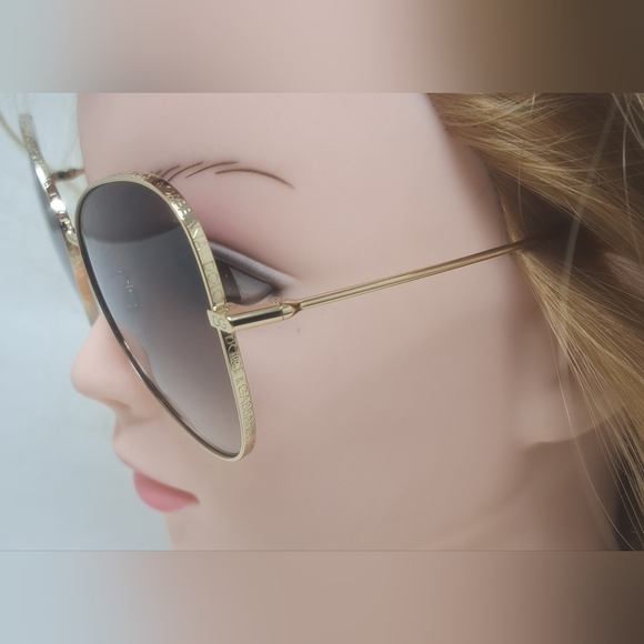 Dolce & Gabbana Sunglasses Butterfly Gold Gradient Brown DG2274 02/13 58-15-140 - Picture 12 of 16